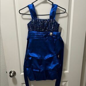 Elegant Blue Kids Formal Dress